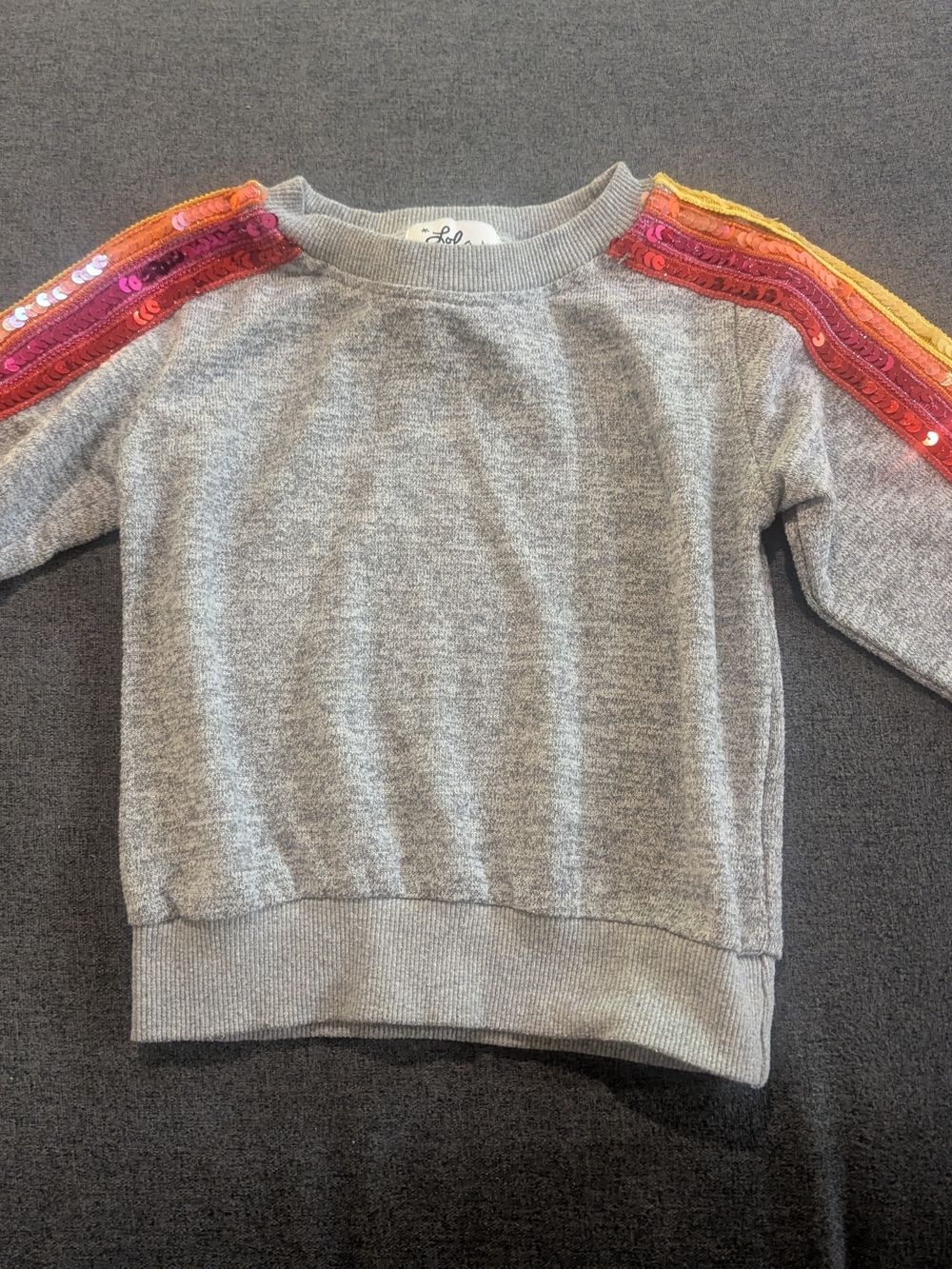 Lola And The Boys Sequin Sweatshirt